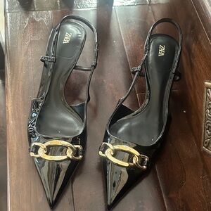 Zara kitten heels size 41